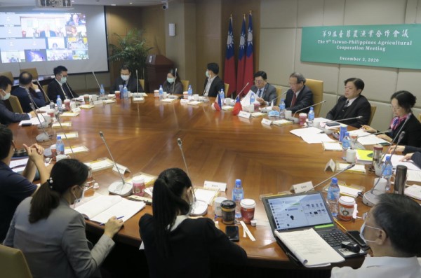 “The 9th Taiwan-Philippines Agricultural Cooperation Meeting,” held via video conference, was co-chaired by Deputy Minister Chin-cheng Huang of the Council of Agriculture.